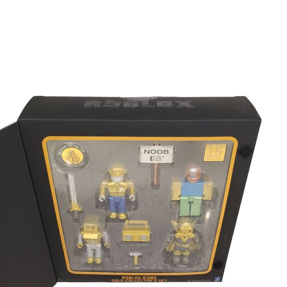 Roblox Icons Gold Collectors Set 15th Anniversary Gold Collectors Set Figures - Picture 4 of 16